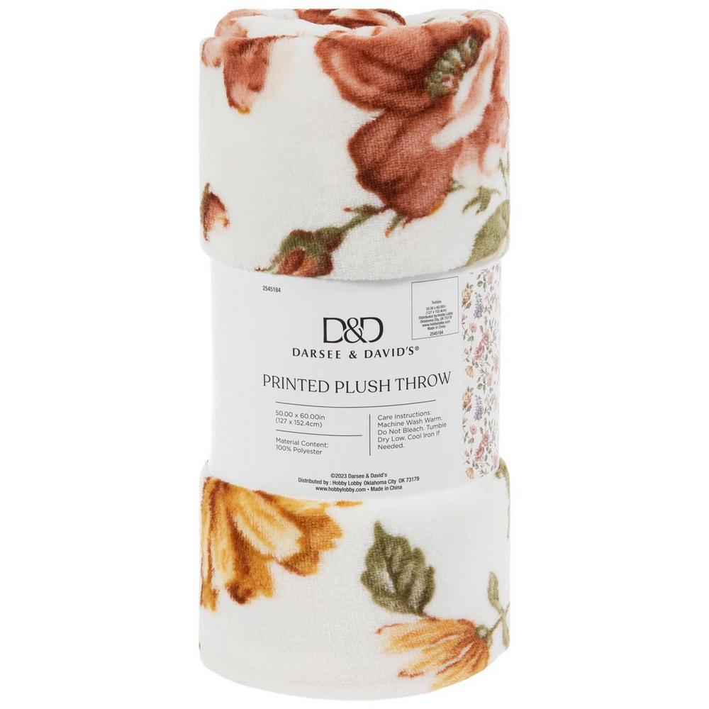 Zurich Floral Throw Blanket | Hobby Lobby | 2545184