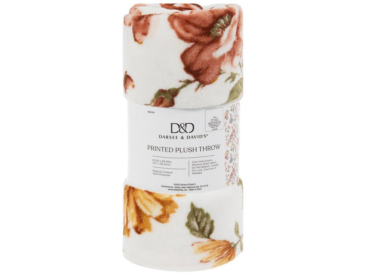 Zurich Floral Throw Blanket | Hobby Lobby | 2545184