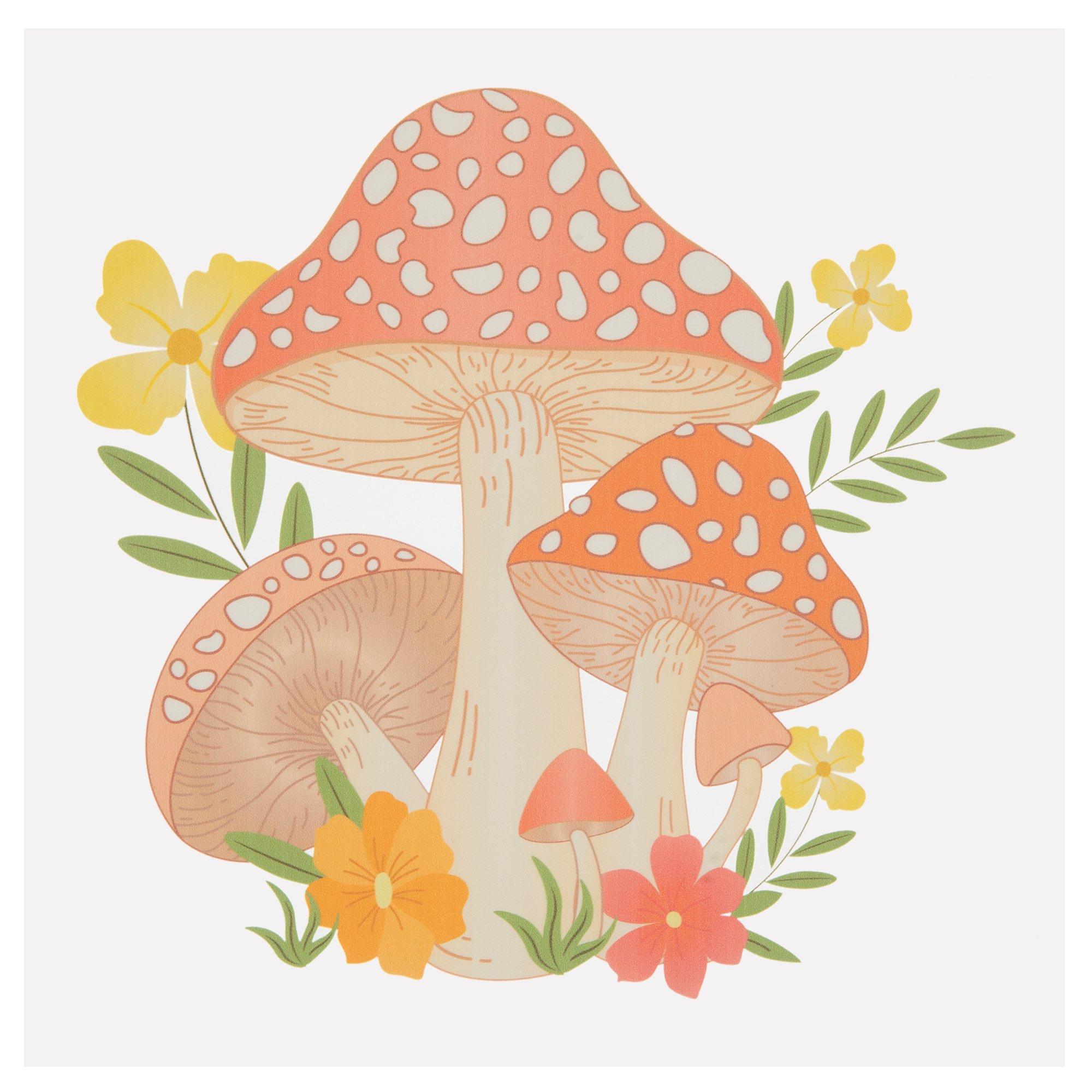 Mushrooms Iron-On Transfer view 1