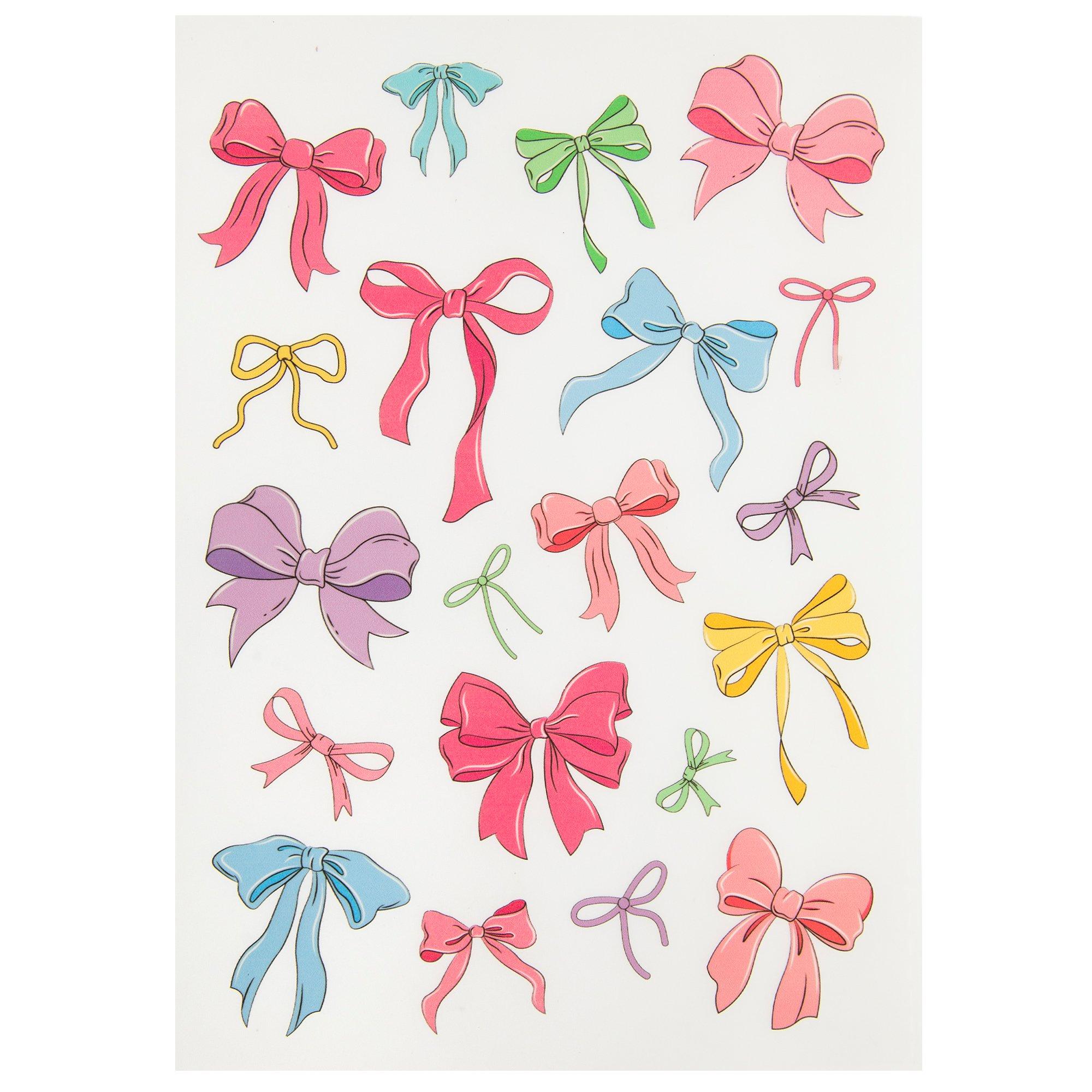 Ribbon Bow Iron-On Transfers