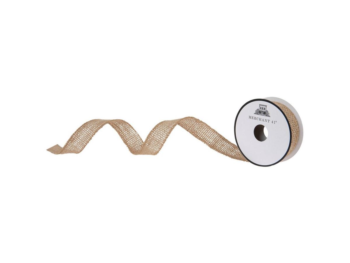 Natural Burlap Ribbon - 7/8