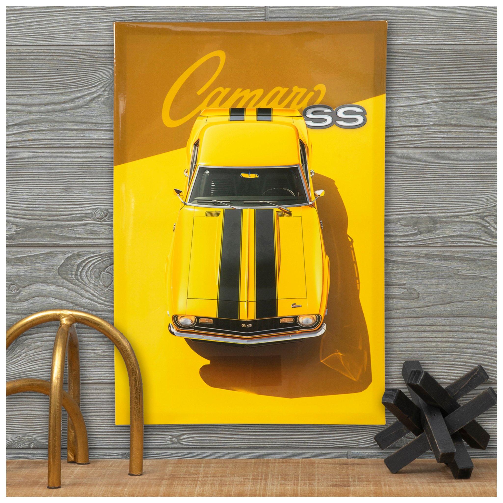 Yellow Camaro SS Canvas Wall Decor | Hobby Lobby | 2549491