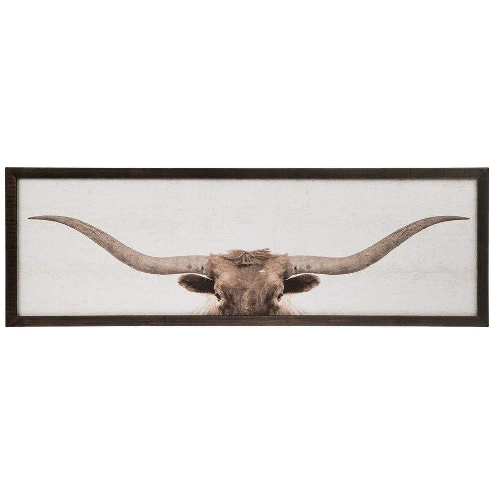 Texas Longhorn Wood Wall Decor