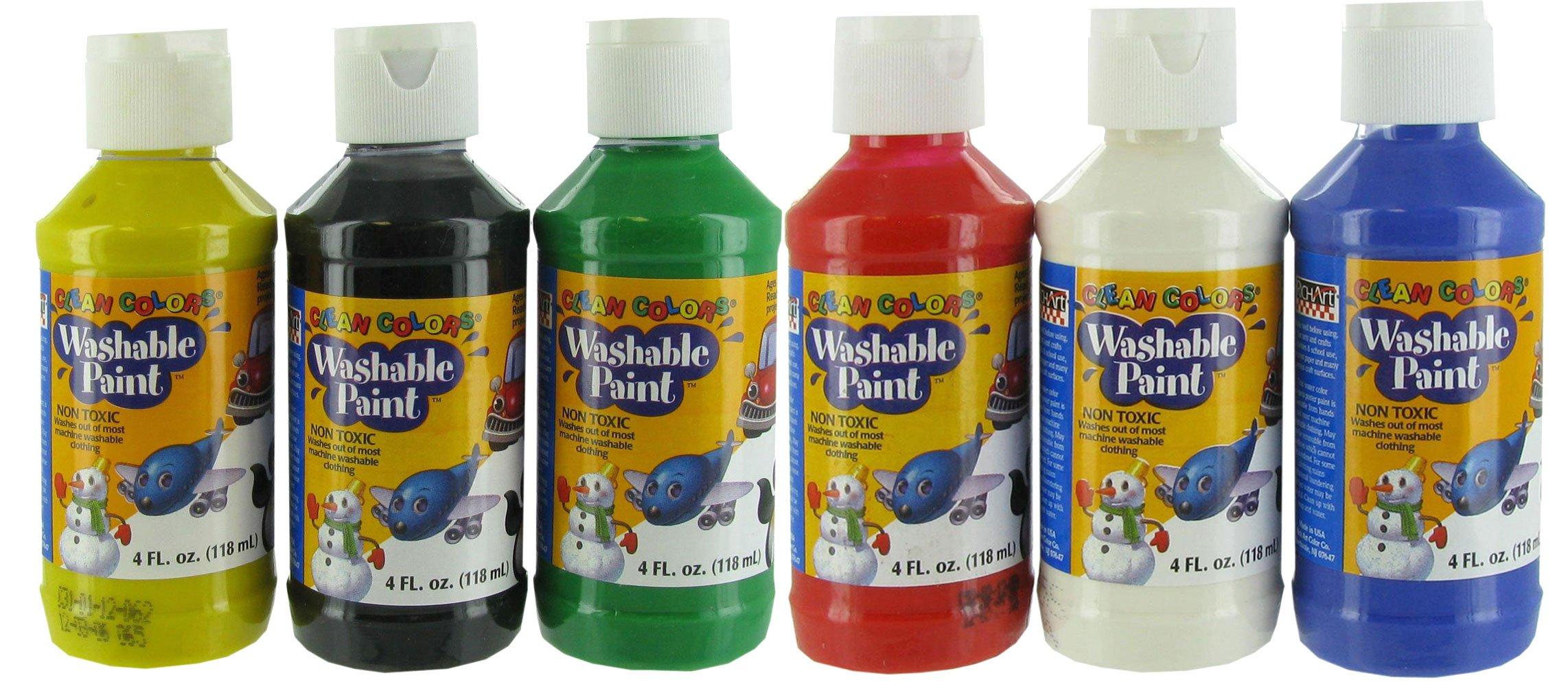 Washable Paint - 6 Piece Set