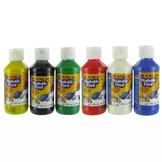 Crayola Washable Finger Paints (6 Pack), Ages 1+: Gift Idea For