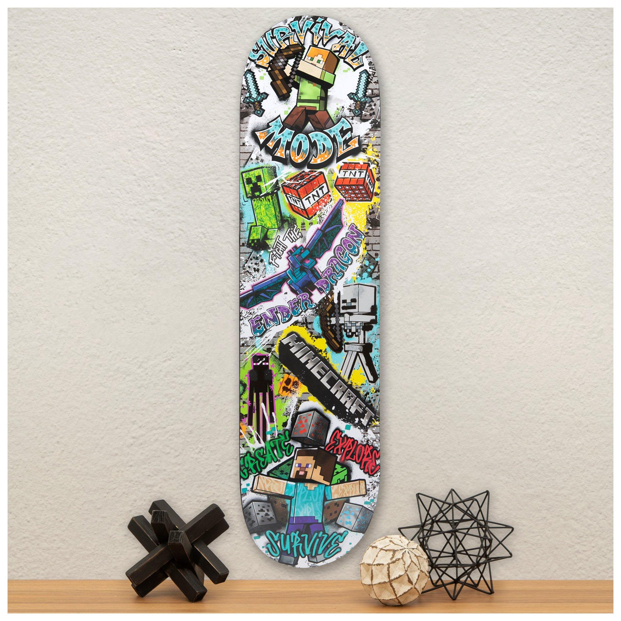 Minecraft Skate Deck Wood Wall Decor | Hobby Lobby | 2551455