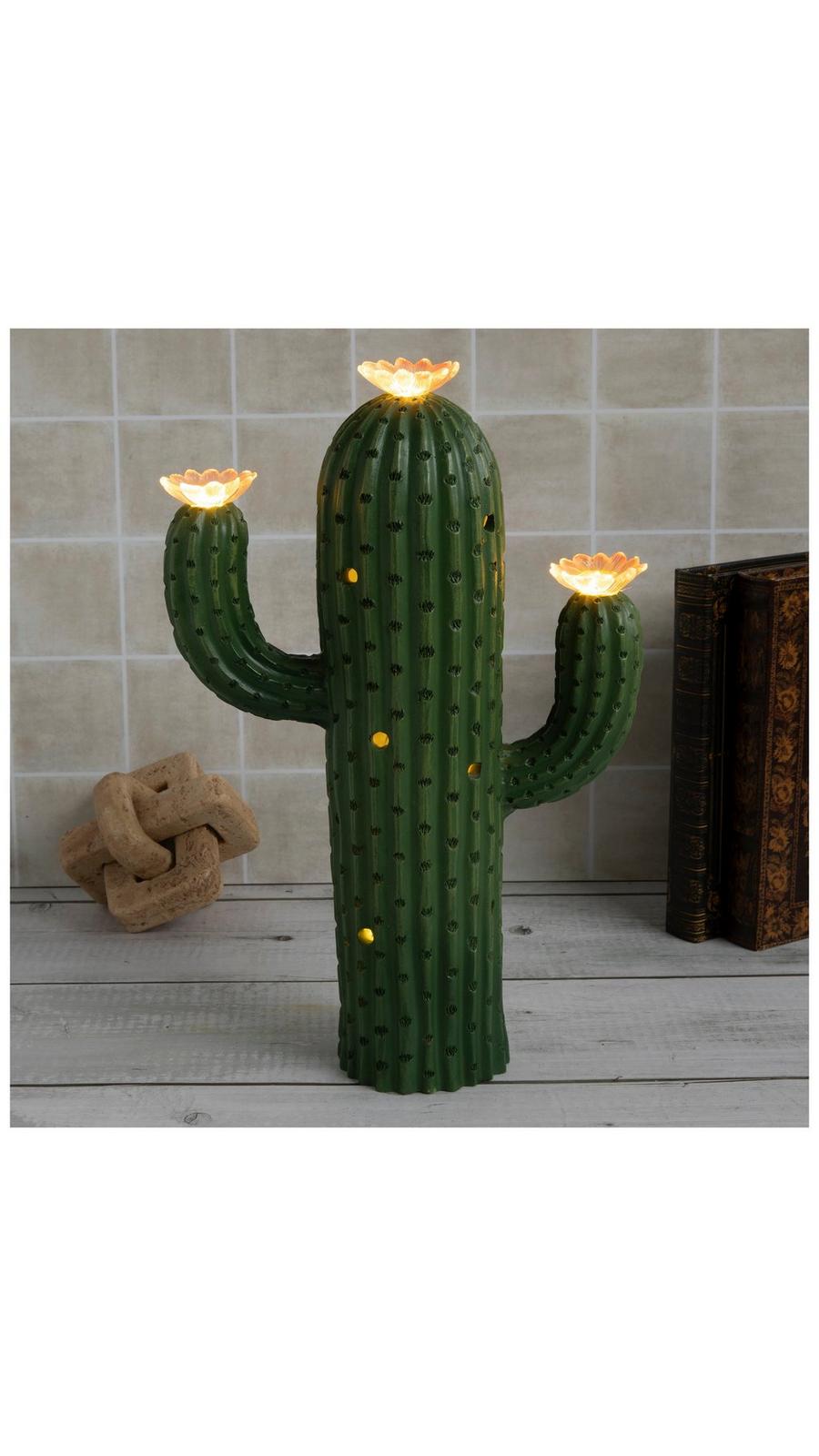 Light Up Cactus Figurine | Hobby Lobby | 2551901