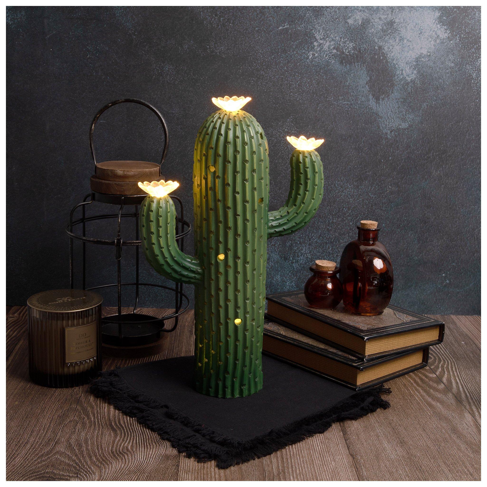 サボテンランプSTAR CACTUS LAMPS Light Up Cactus Figurine | Hobby Lobby | 2551901