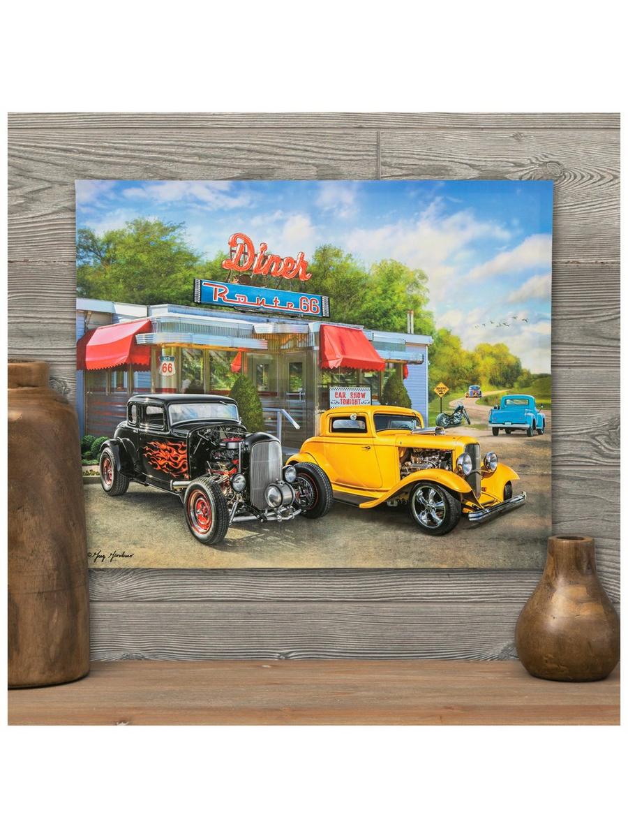 Route 66 Diner Canvas Wall Decor | Hobby Lobby | 2552057