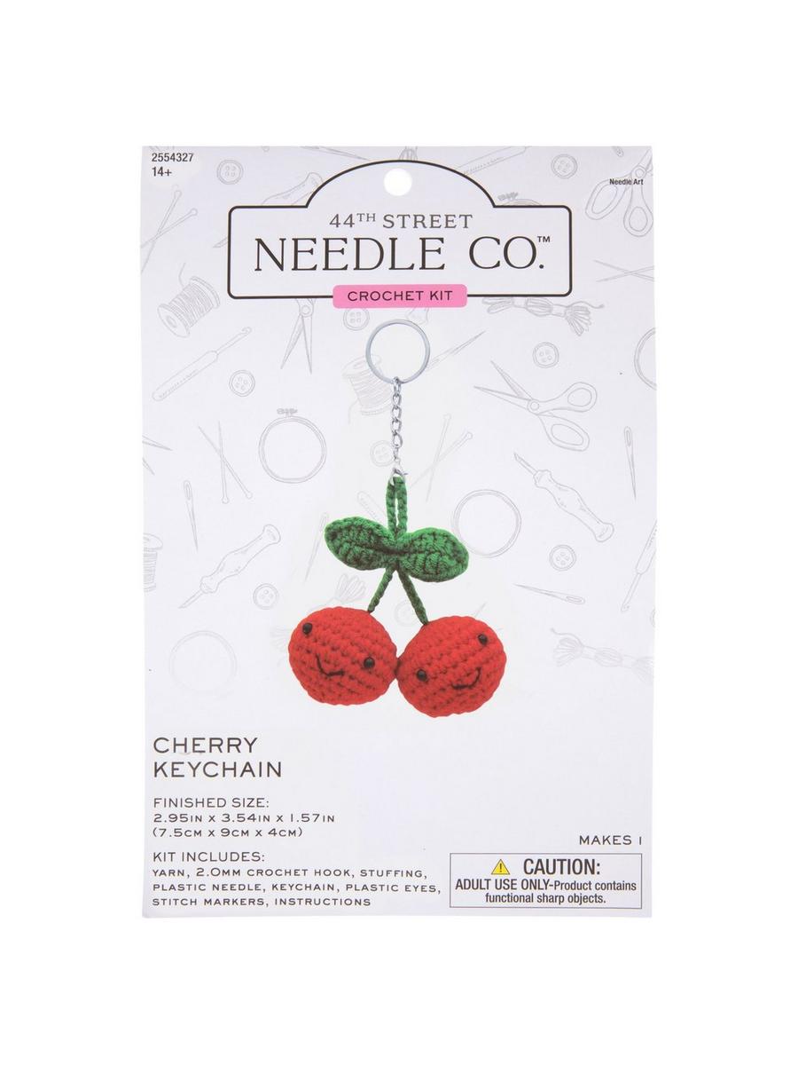 Smiling Cherries Crochet Keychain Kit | Hobby Lobby | 2554327