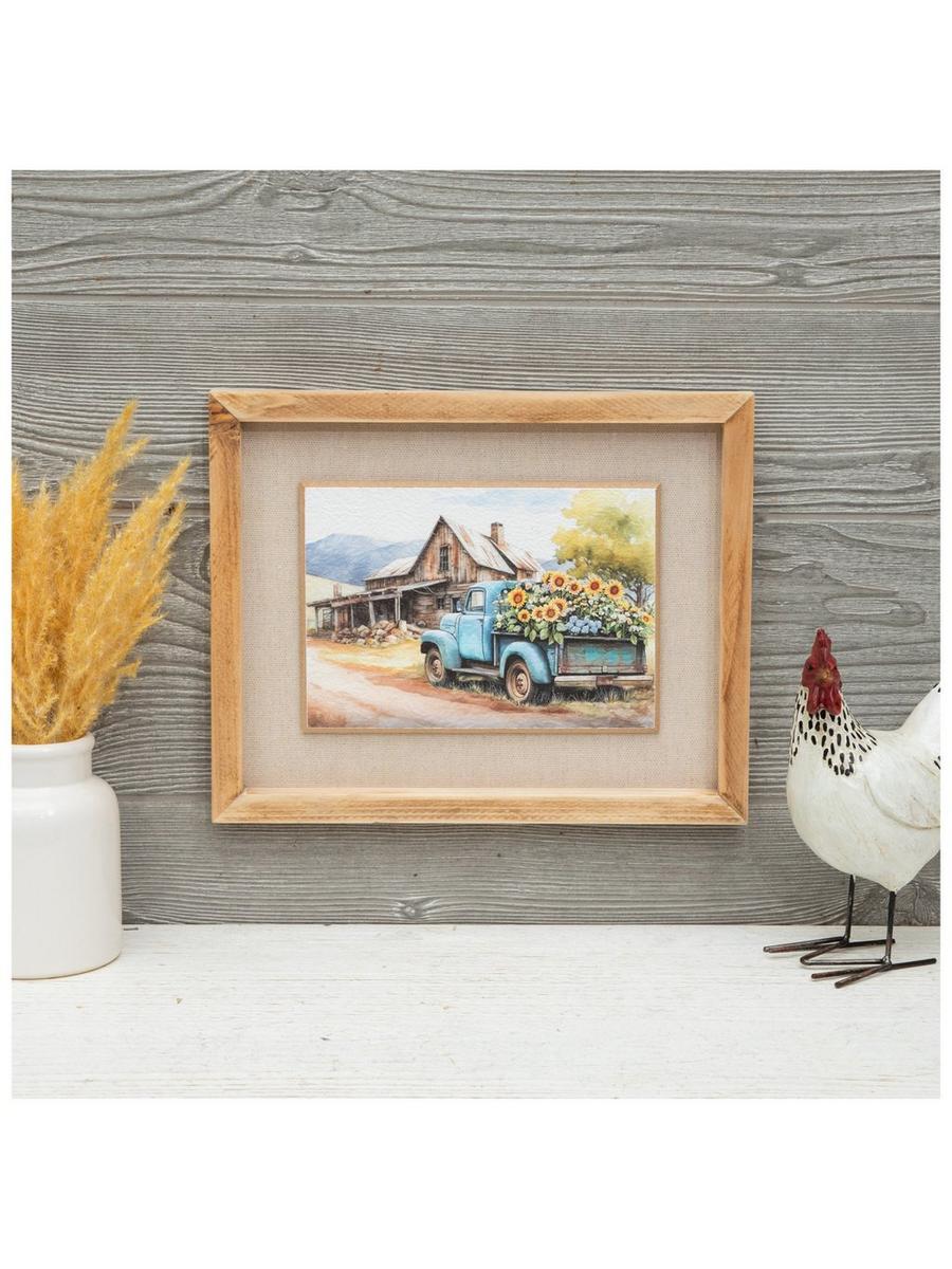 Truck With Flowers Wood Wall Decor | Hobby Lobby | 2554350