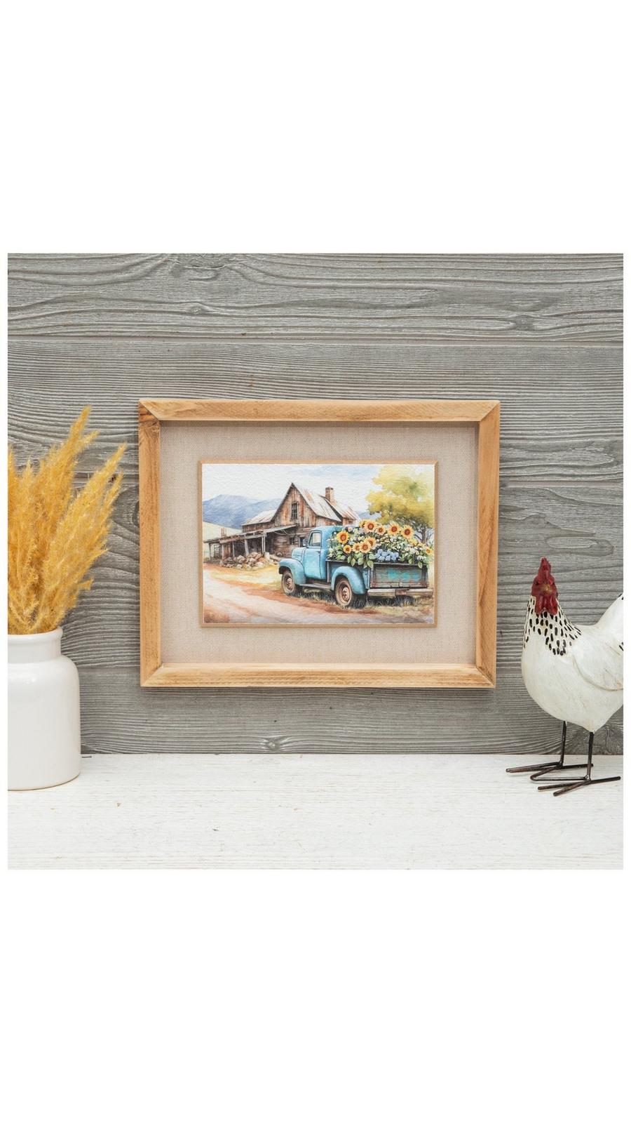 Truck With Flowers Wood Wall Decor | Hobby Lobby | 2554350