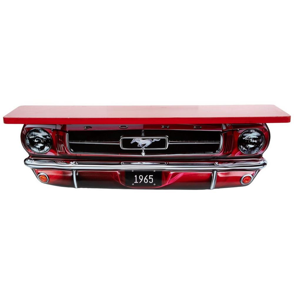 Red Ford Mustang Wood Wall Shelf | Hobby Lobby | 2555589