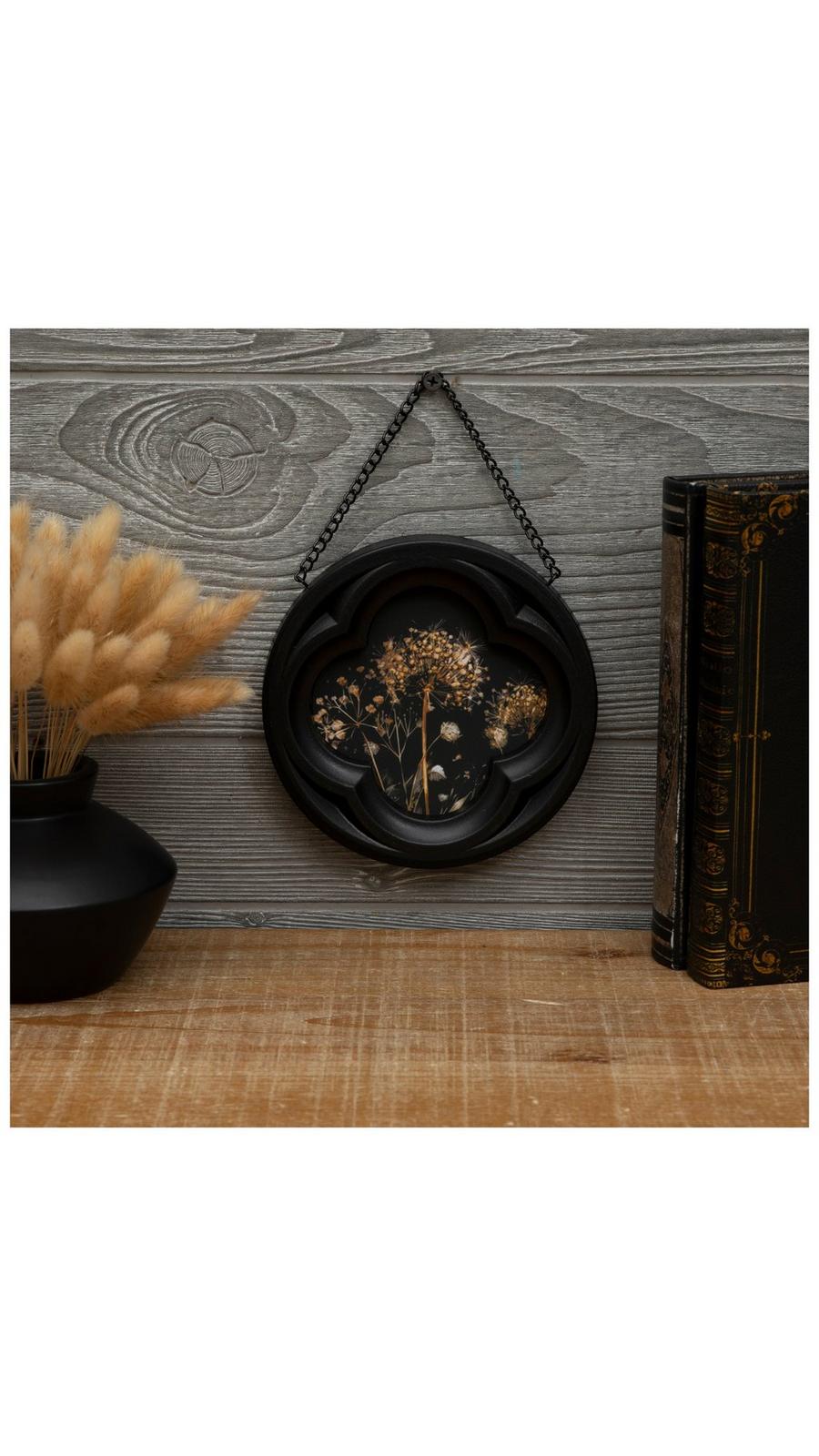 Black Frame Dandelion Wood Wall Decor | Hobby Lobby | 2556918