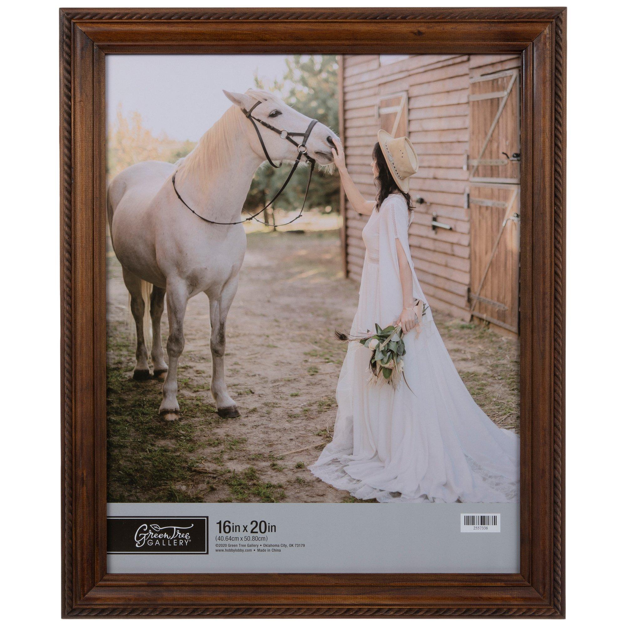 Brown Rope-Edge Wood Wall Frame | Hobby Lobby | 2557338