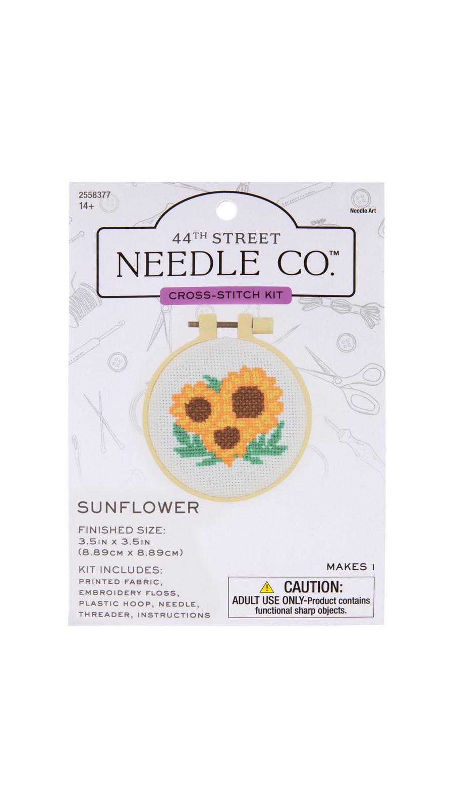 Sunflowers Mini Cross Stitch Kit | Hobby Lobby | 2558377