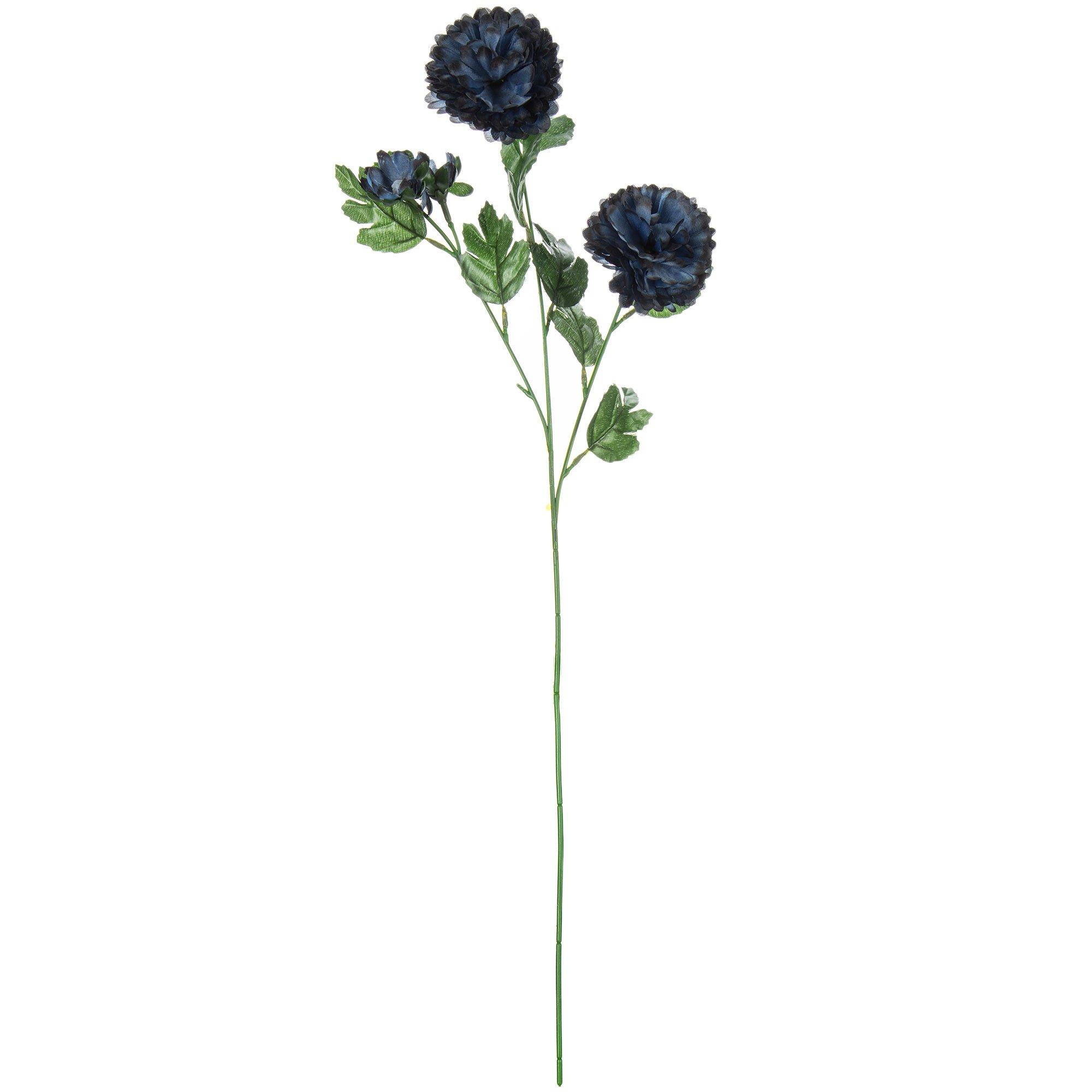 Blue Ball Mum Stem Hobby Lobby 255877