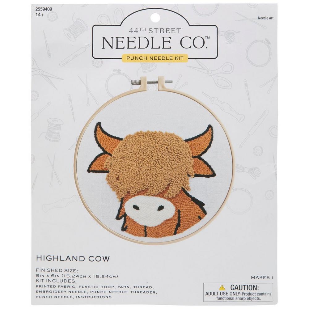 Highland Cow Punch Needle Kit | Hobby Lobby | 2559409