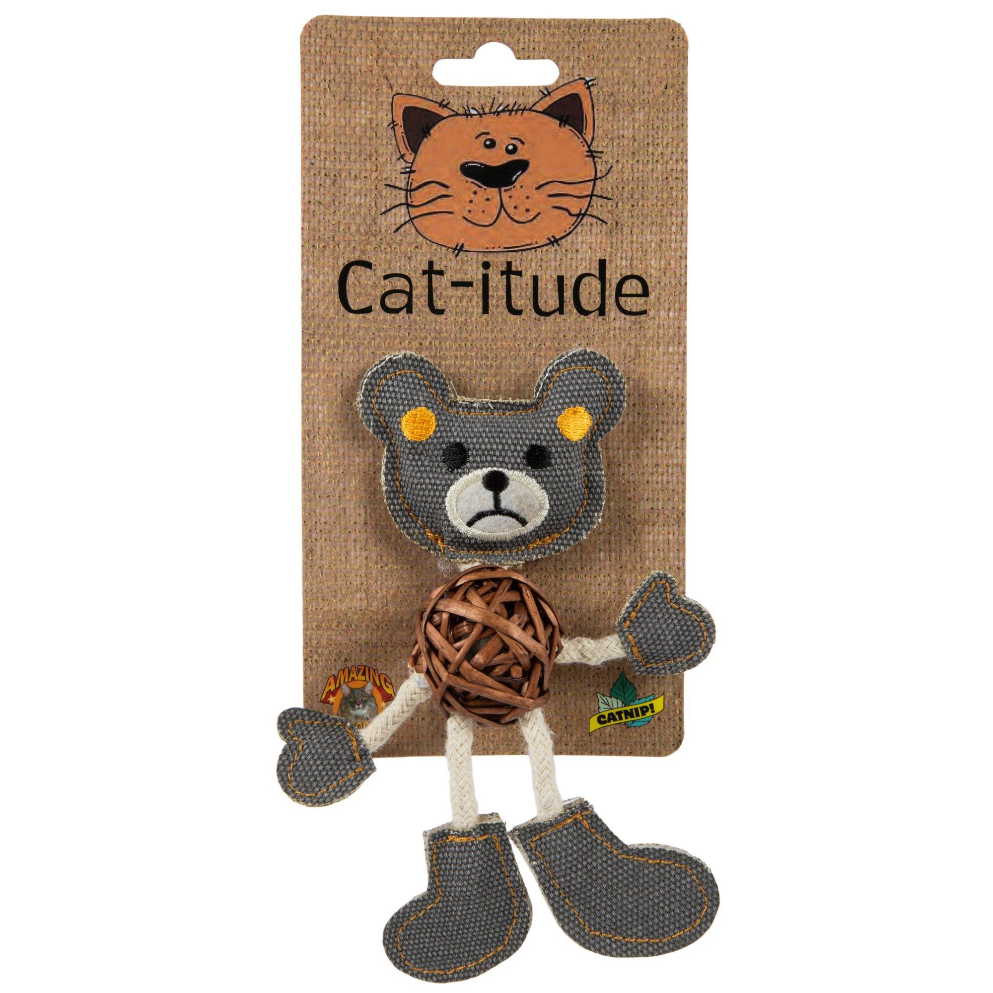 Cat-itude Teddy Bear Cat Toy | Hobby Lobby | 2559938