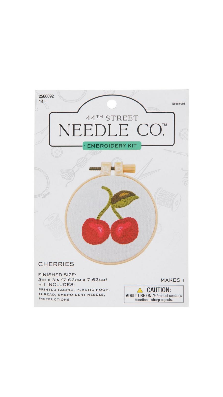 Cherries Mini Embroidery Kit | Hobby Lobby | 2560092