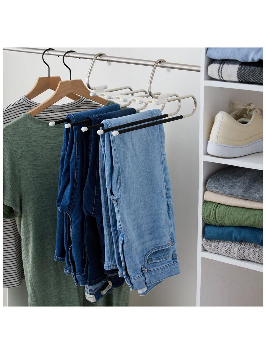 Closet Hanging Pants On S Hooks Hang Jeans On S Hook|stainless Steel  Clothespins 10pcs S Hook