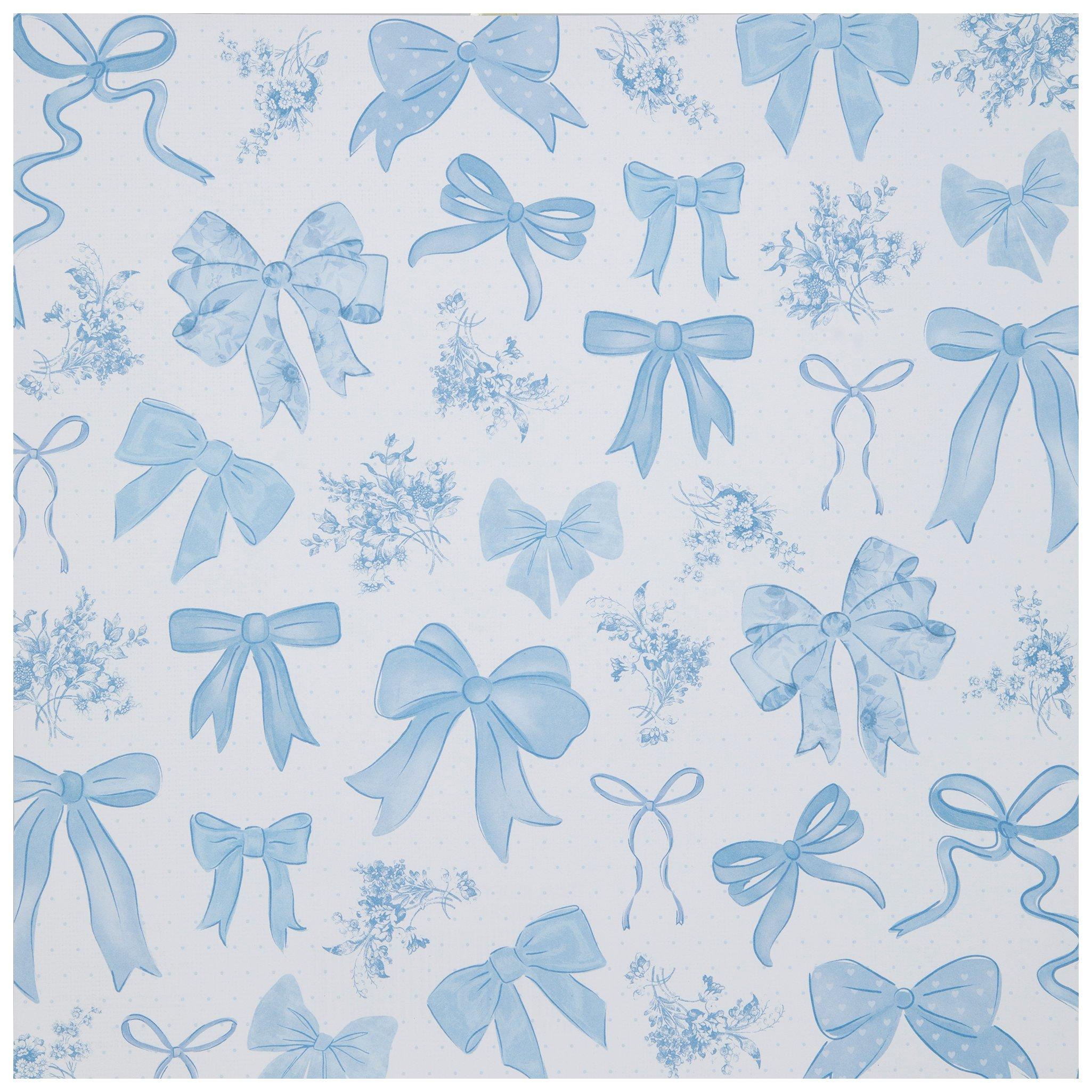 Bows Scrapbook Paper - 12" x 12"