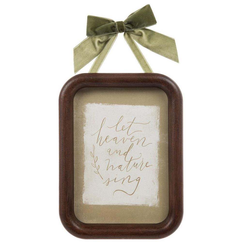 Let Heaven Nature Sing Wood Wall Decor