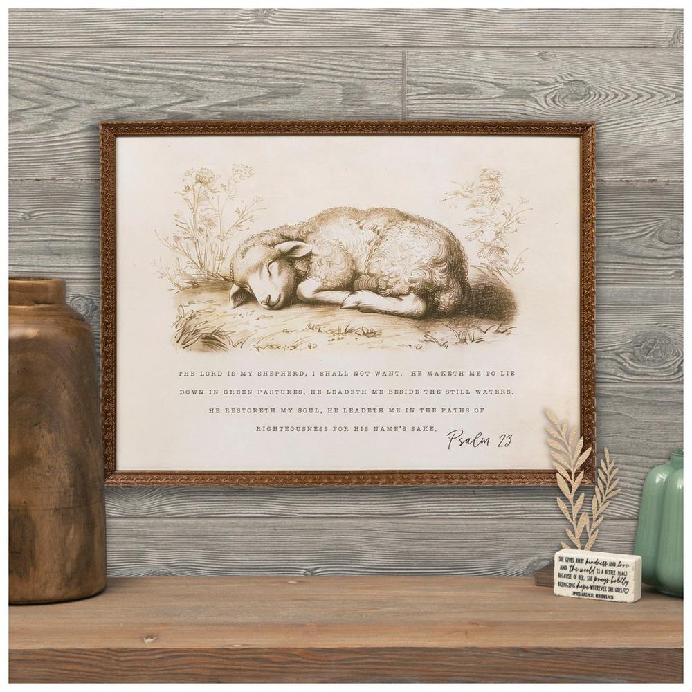 Psalm 23 Wood Wall Decor