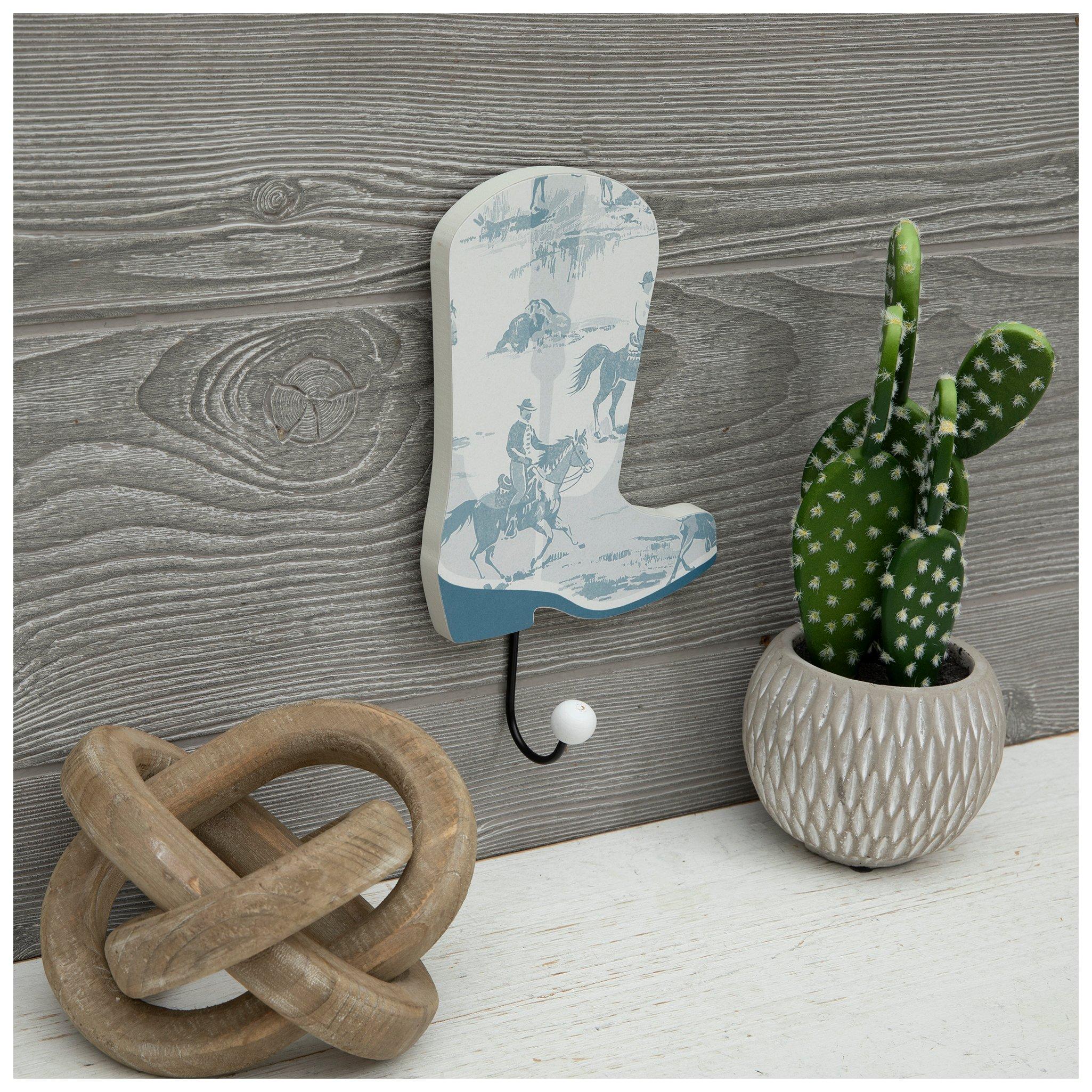 Cowboy Boot Wood Wall Hook | Hobby Lobby | 2564649