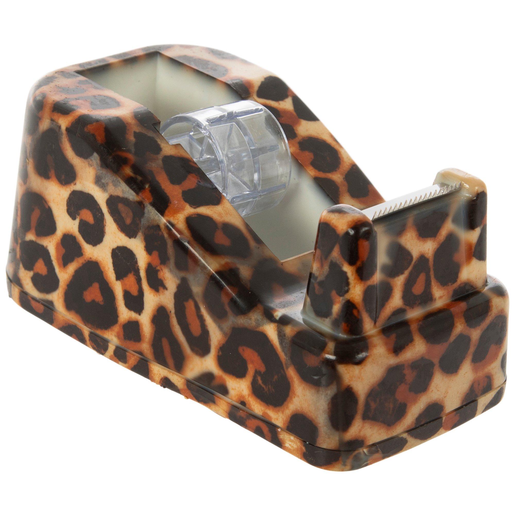 Mouse Pad, Modern Leopard Skin Pattern Mouse Pad, Washable Round Cloth Mousepad For Office Laptop, Non-Slip Rubber Base For Wireless Mouse For Computer Desk 7.9×7.9×0.12 Inches