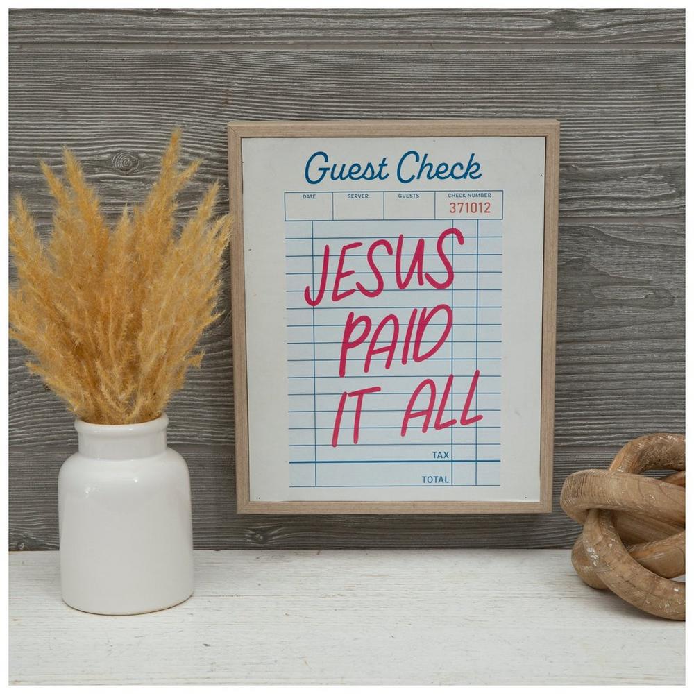 Jesus Paid It All Sticker | Missional Wear, image size:1000x1000