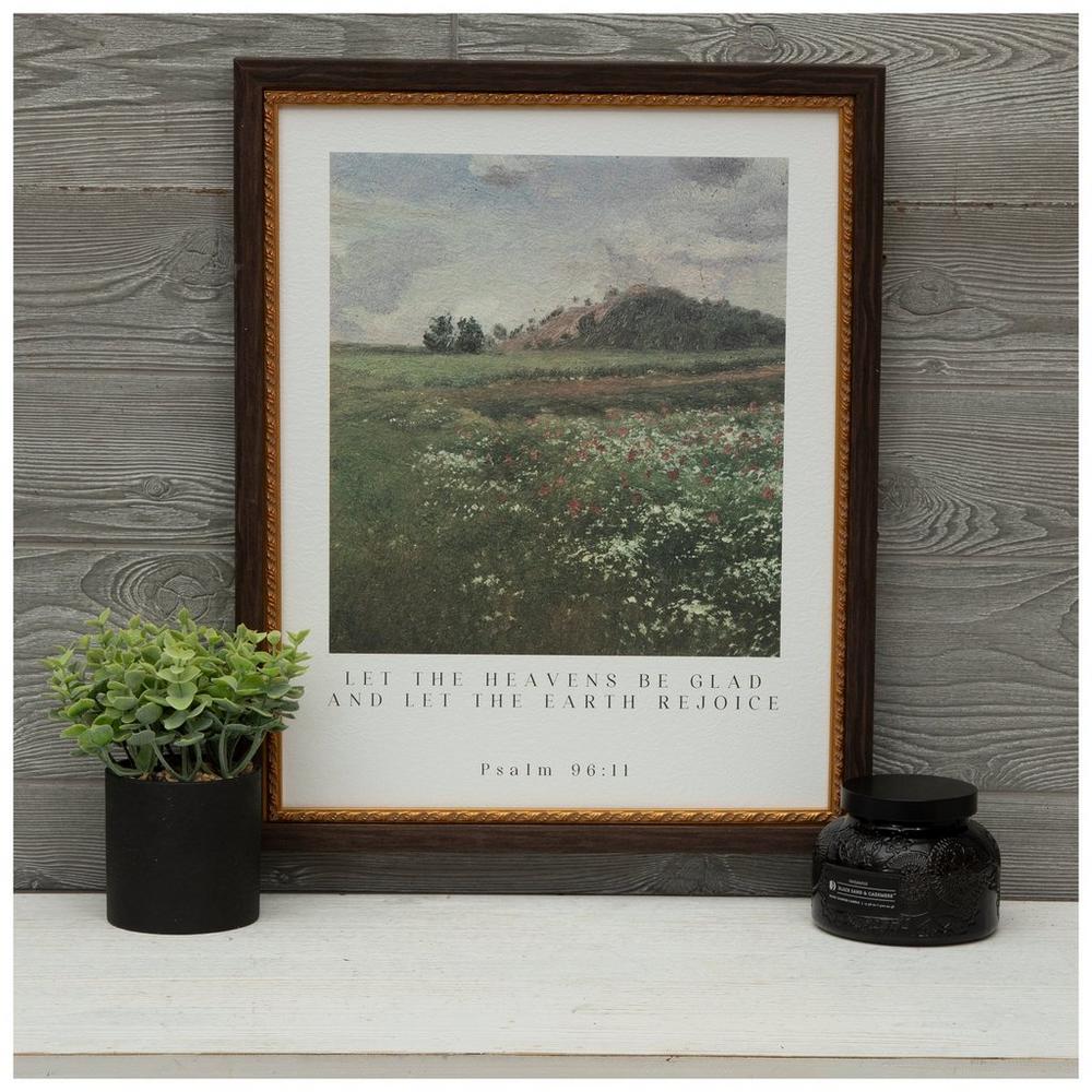 Psalm 96:11 Wood Wall Decor
