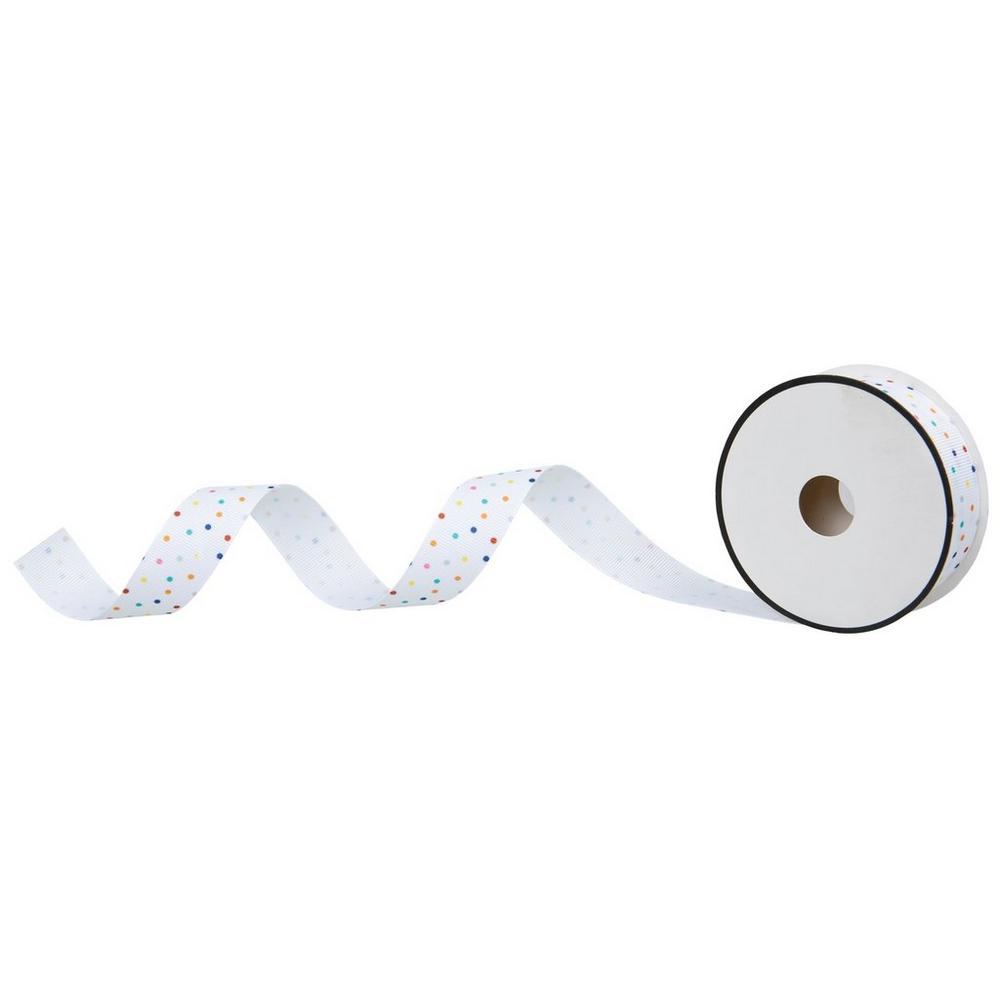 Colorful Dots Grosgrain Ribbon | Hobby Lobby | 2566578