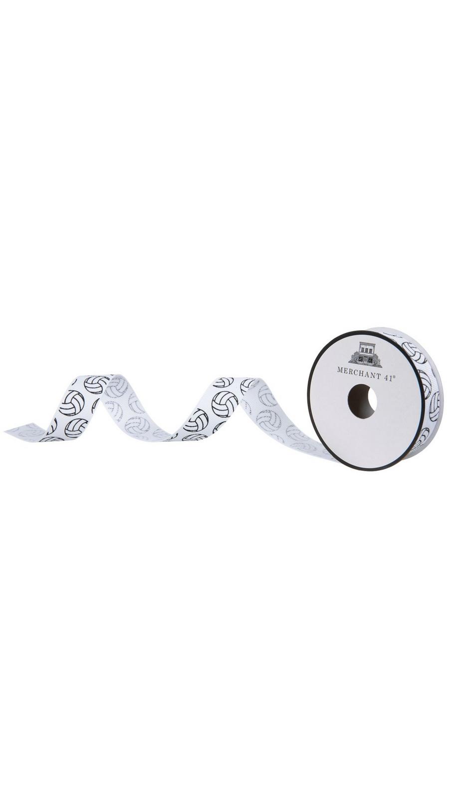 Volleyball Grosgrain Ribbon - 7/8