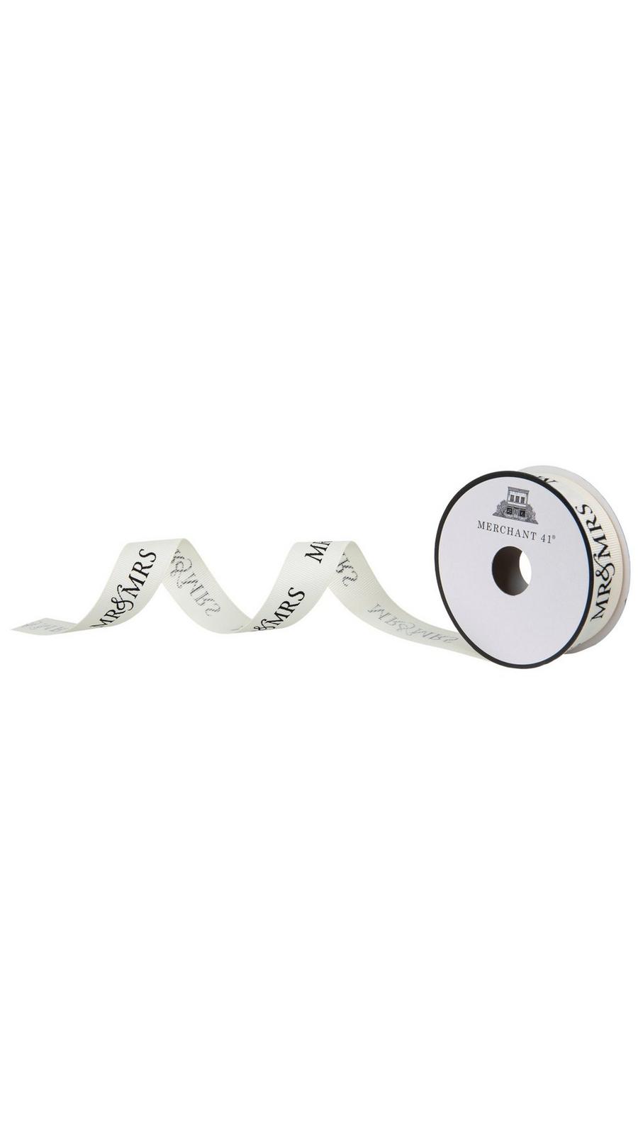 Mr. & Mrs. Grosgrain Ribbon - 7/8