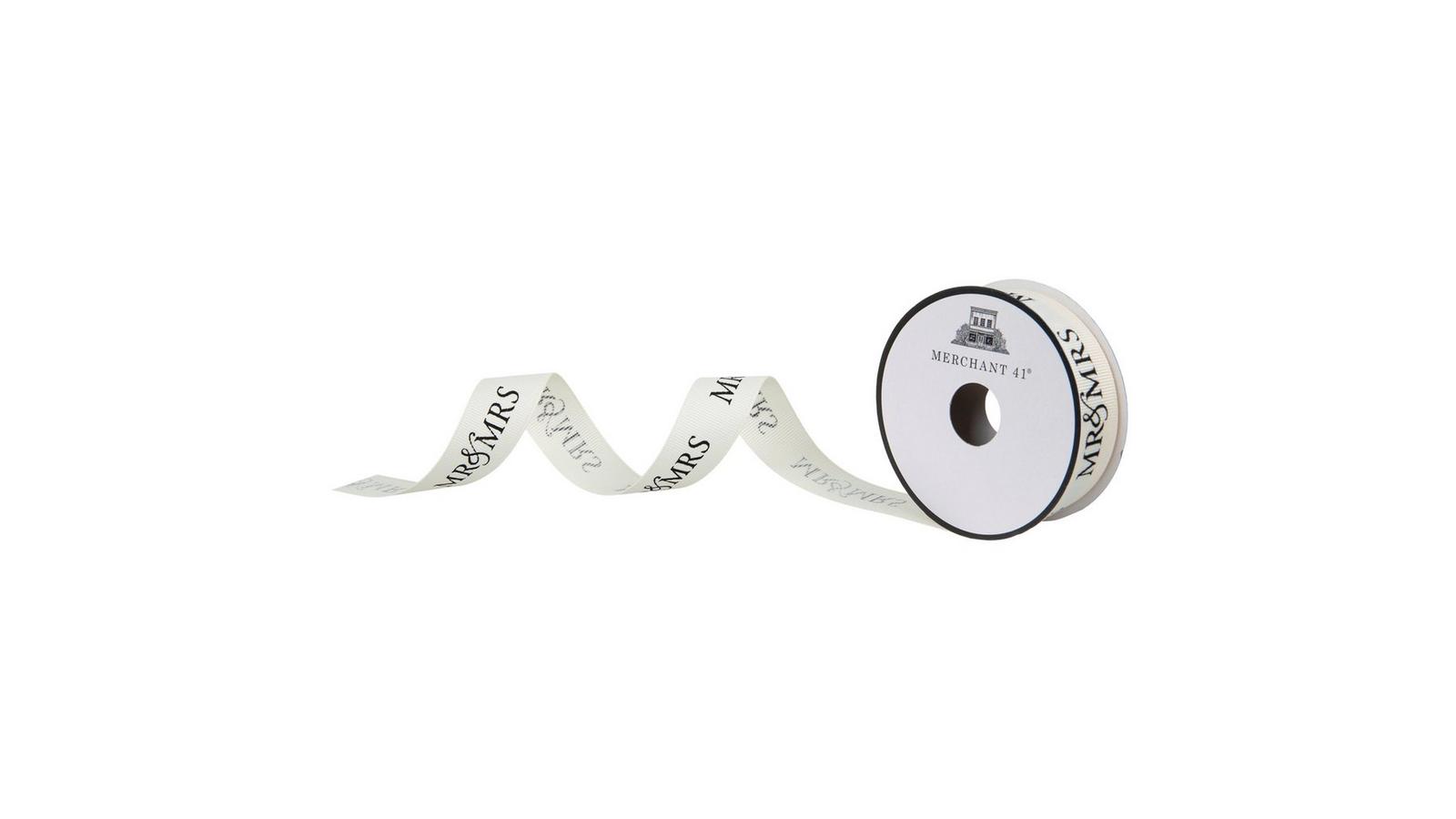 Mr. & Mrs. Grosgrain Ribbon - 7/8