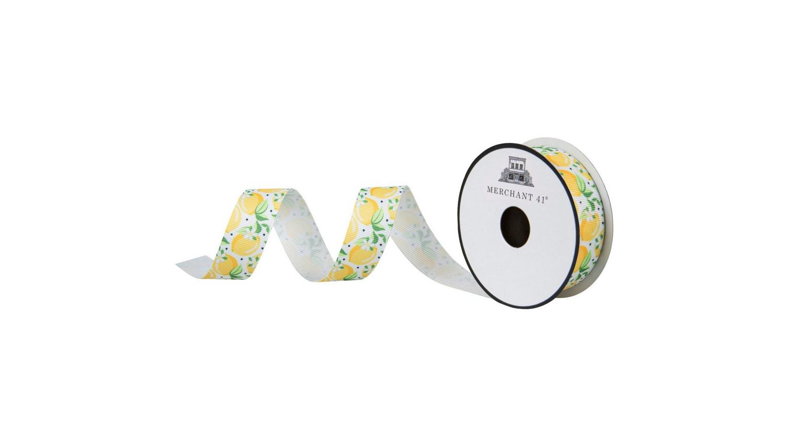 Lemons & Flowers Grosgrain Ribbon | Hobby Lobby | 2568707