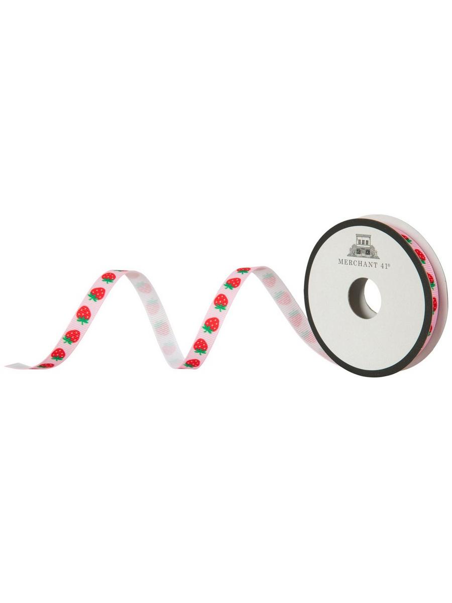 Strawberries Grosgrain Ribbon - 5/8