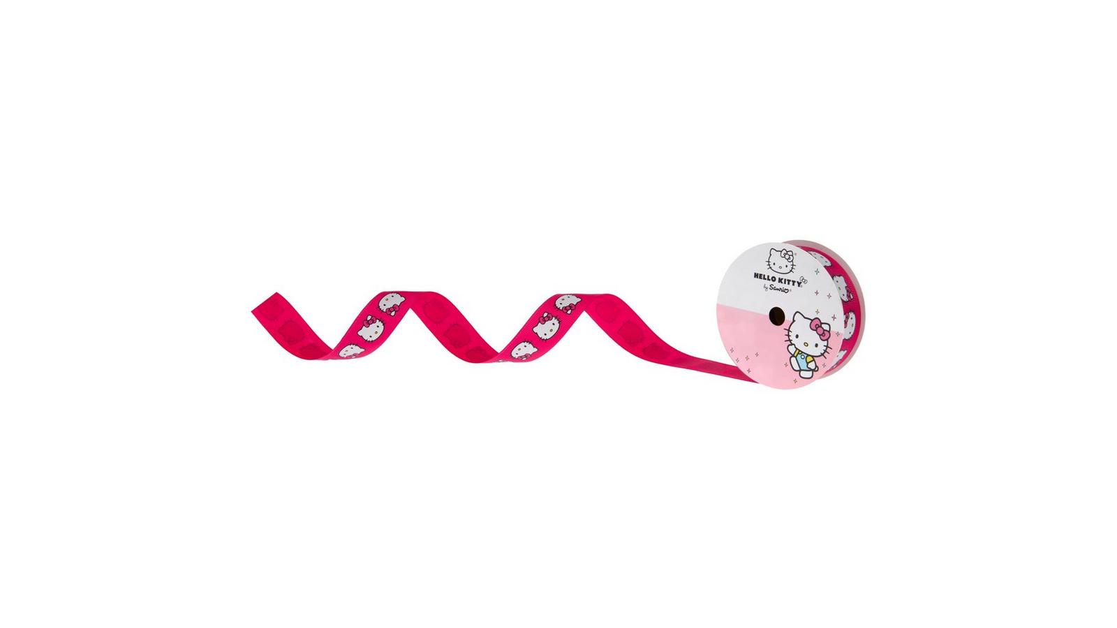Hello Kitty Grosgrain Ribbon - 7/8