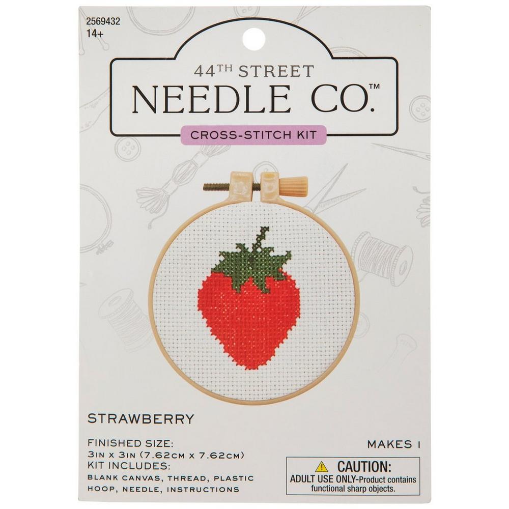 Strawberry Counted Cross Stitch Kit | Hobby Lobby | 2569432
