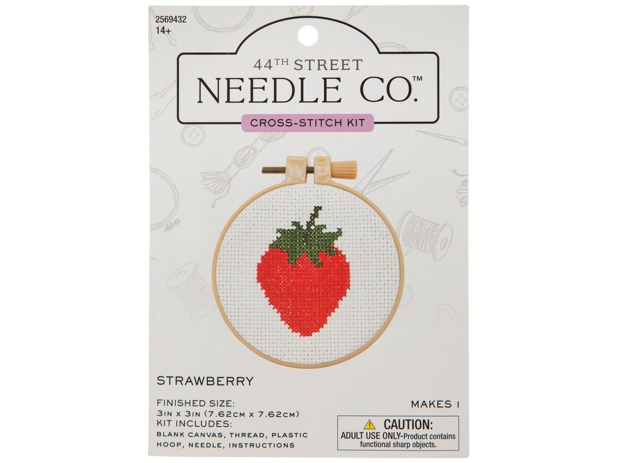 Strawberry Counted Cross Stitch Kit | Hobby Lobby | 2569432