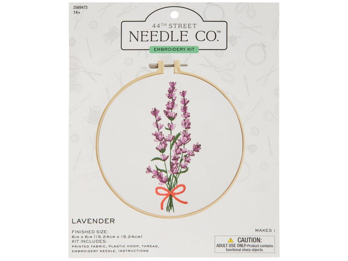 Lavender Stamped Embroidery Kit | Hobby Lobby | 2569473
