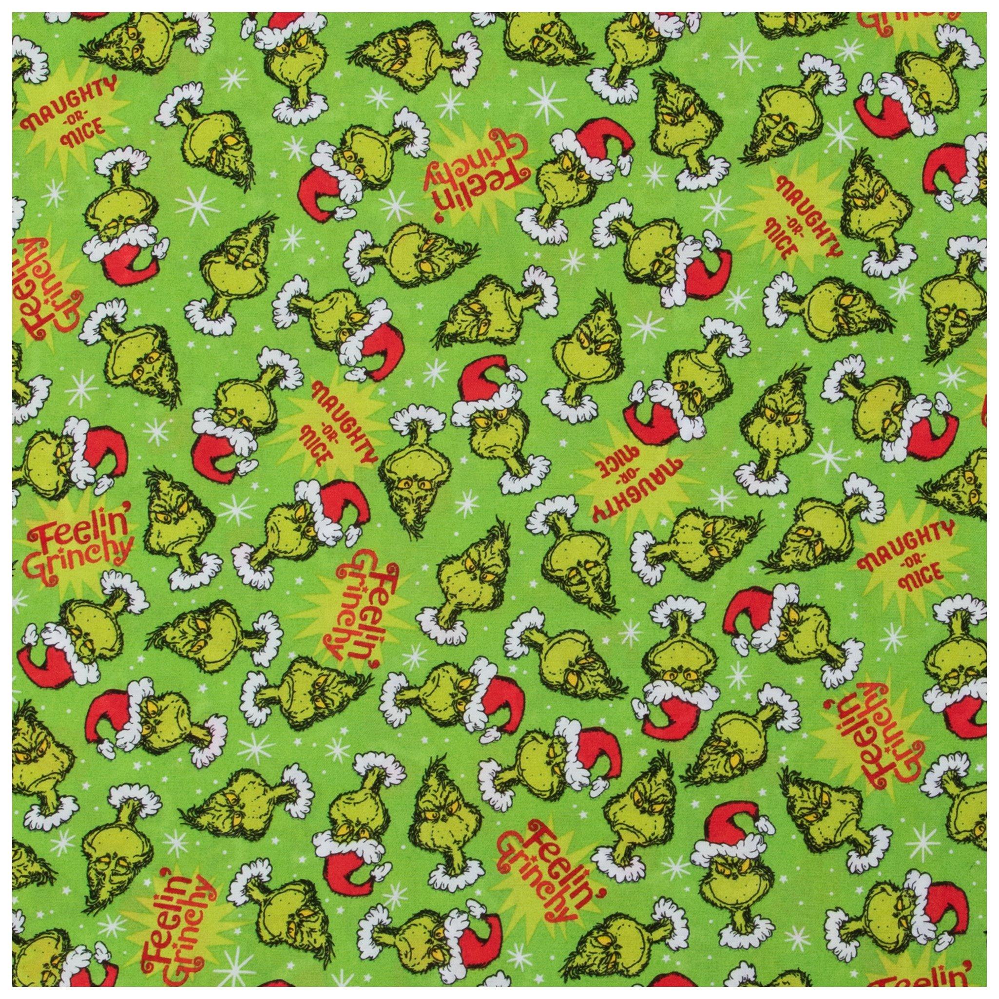 Feelin' Grinchy Cotton Fabric | Hobby Lobby
