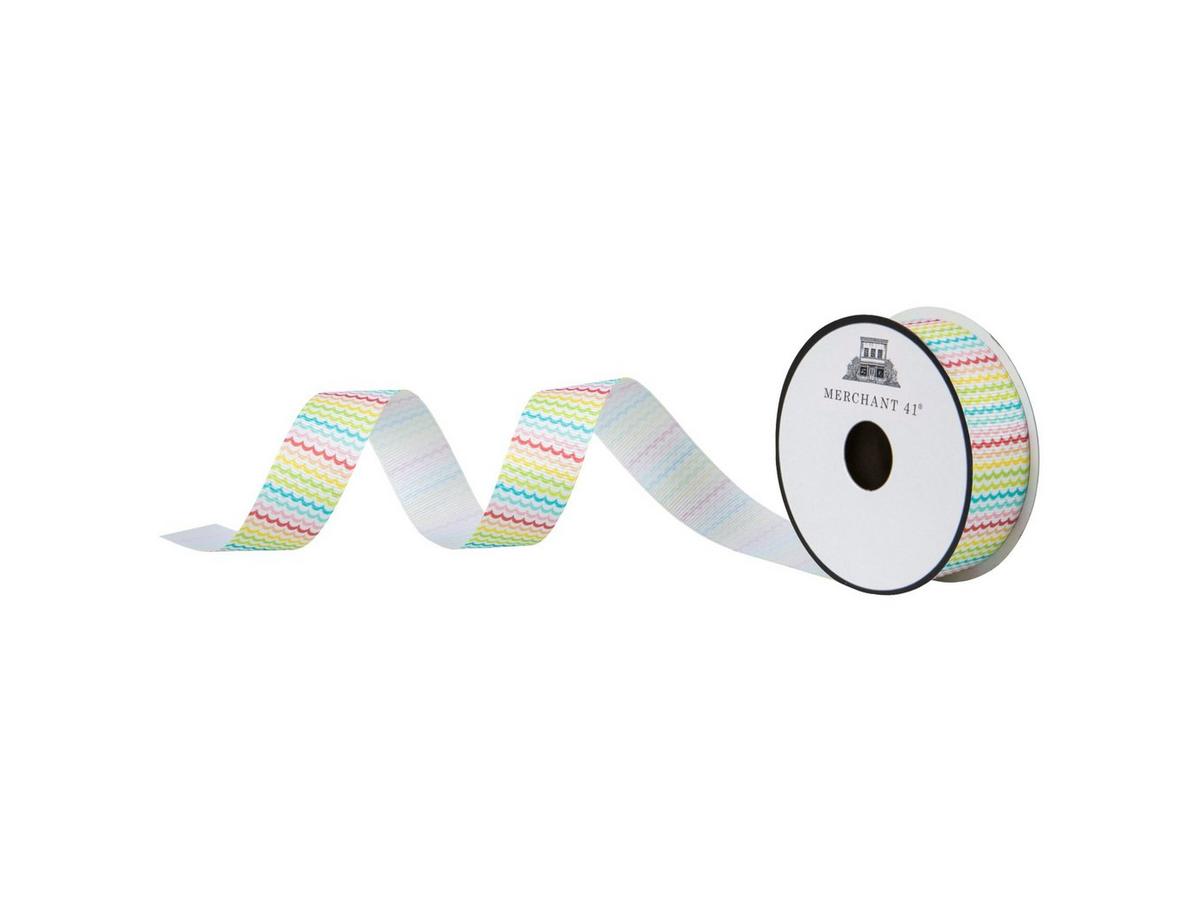 Bright Waves Grosgrain Ribbon - 7/8
