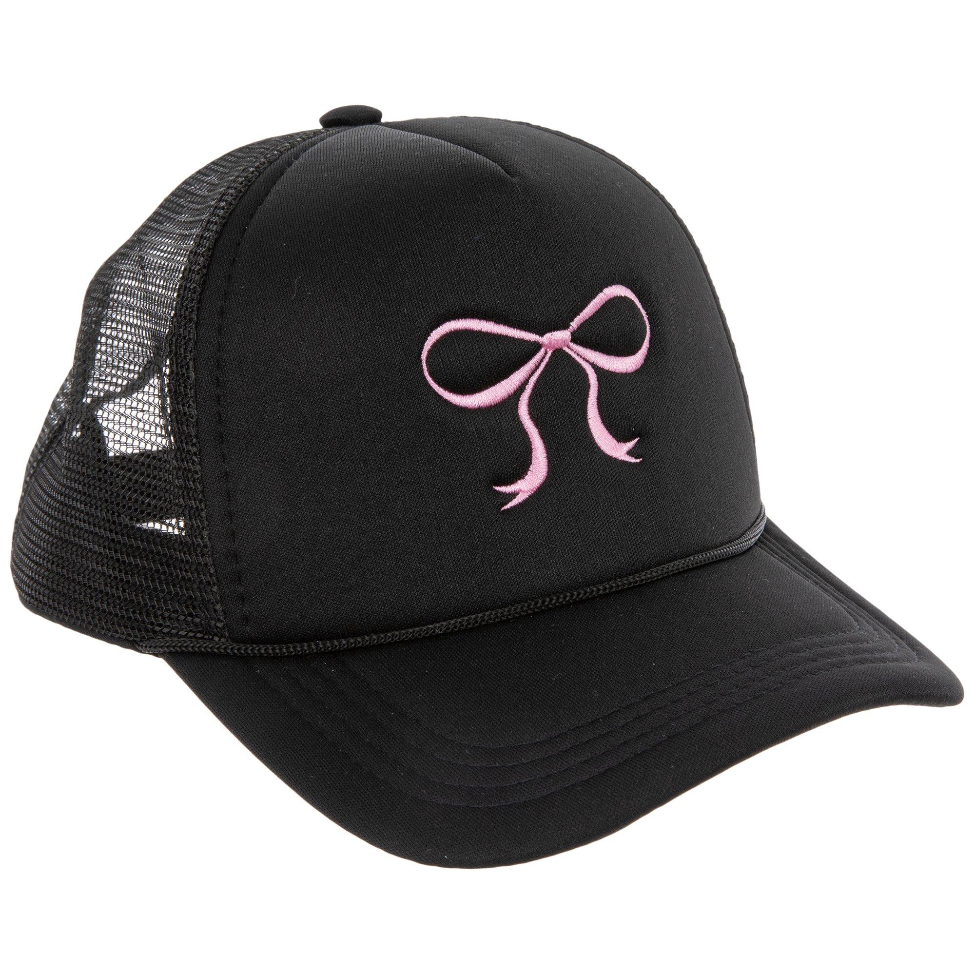 Pink Embroidered Bow Trucker Hat | Hobby Lobby | 2571693 display picture 1
