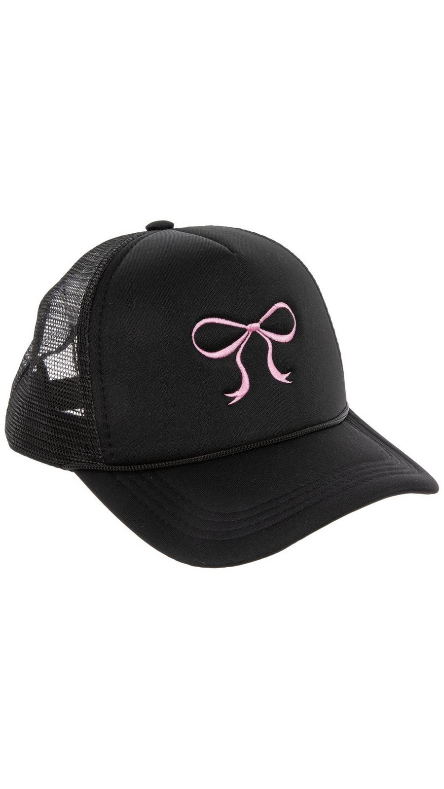 Pink Embroidered Bow Trucker Hat | Hobby Lobby | 2571693 display picture 1