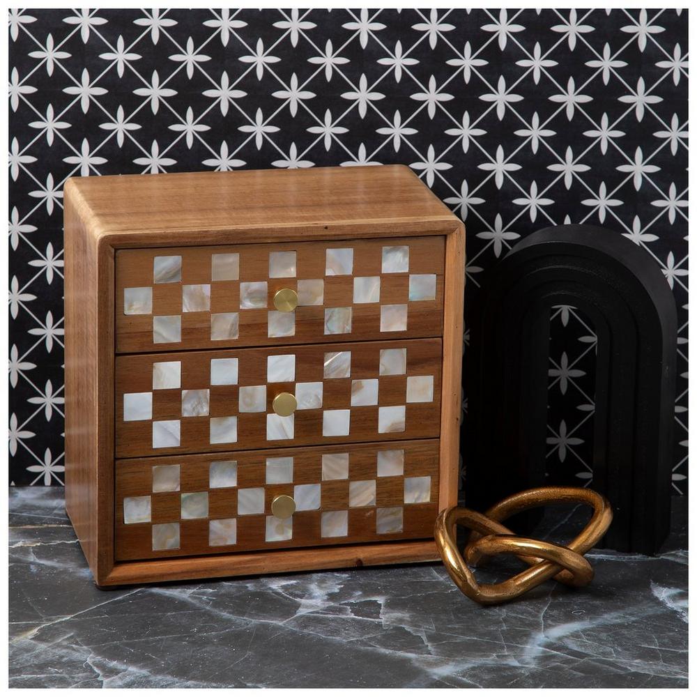 Acacia Wood Storage Box