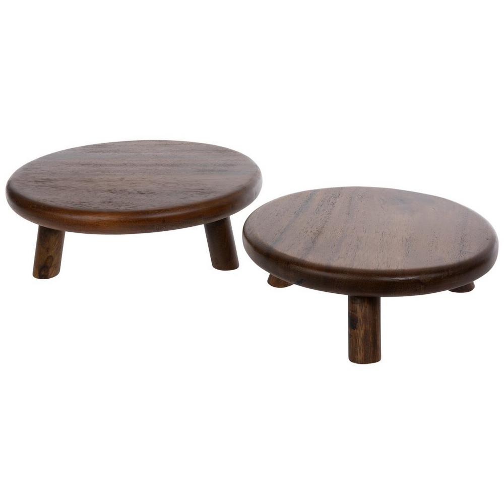 Wood Plant Stand Set