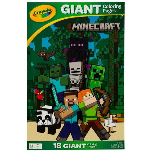 Minecraft Giant Coloring Pages Book