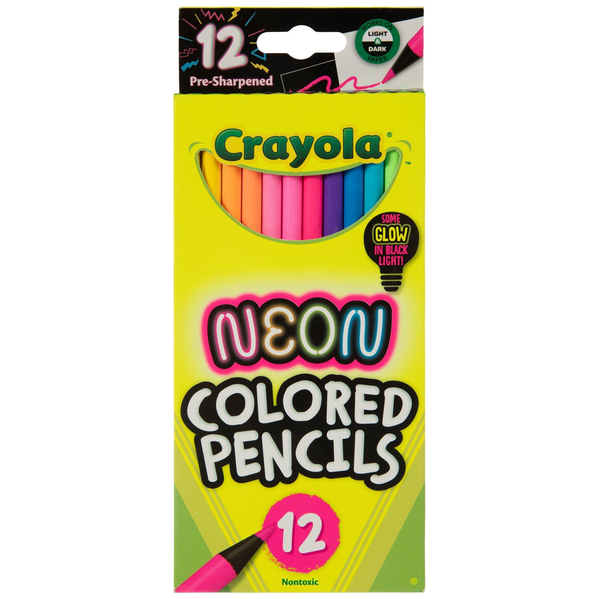 Crayola Neon Colored Pencils - 12 Piece Set | Hobby Lobby | 2574143
